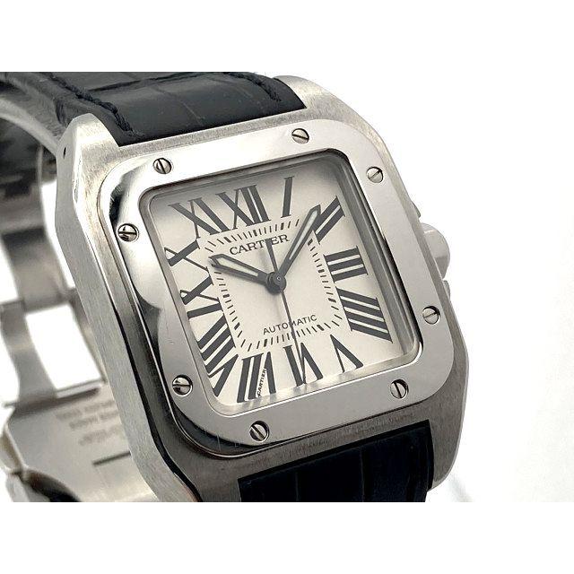 ☆Cartier　カルティエ　サントス100　MM　W20106X8　良品　腕時計　A61686 | TANK（Cartier） | 01