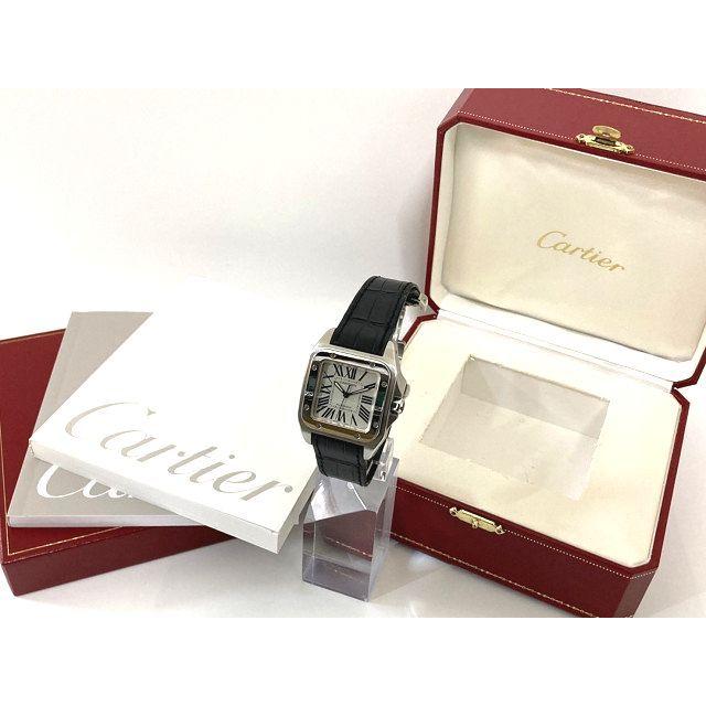 ☆Cartier　カルティエ　サントス100　MM　W20106X8　良品　腕時計　A61686 | TANK（Cartier） | 08