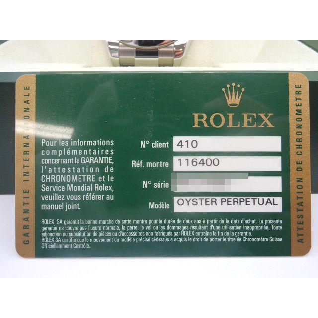 ♪ROLEX　ロレックス　ミルガウス　Ref116400　ホワイト　M番　中古品　管理A80795 | ミルガウス | 07