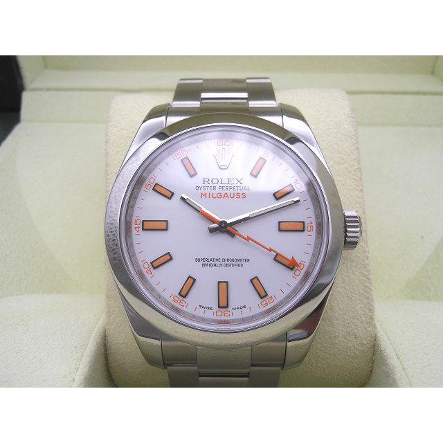 ♪ROLEX　ロレックス　ミルガウス　Ref116400　ホワイト　M番　中古品　管理A80795 | ミルガウス | 08