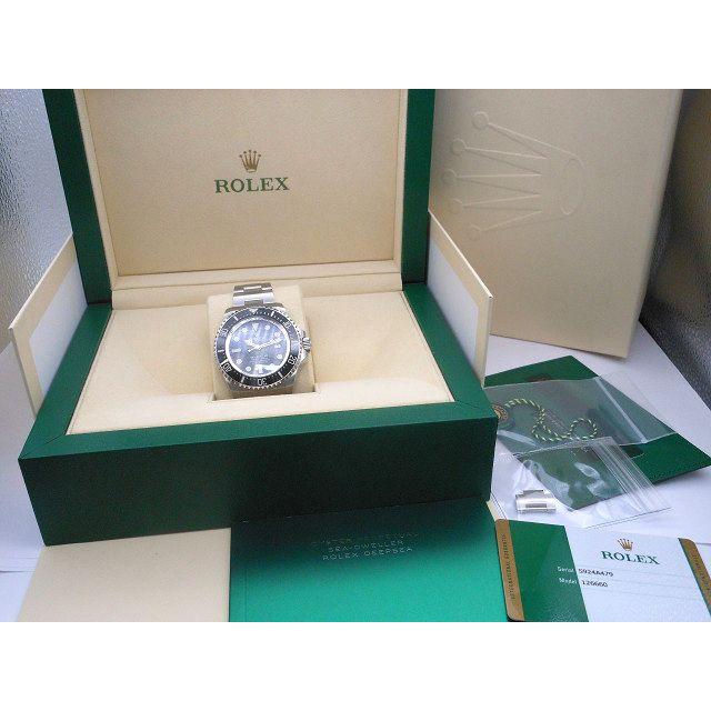 ♪ROLEX　ロレックス　シードゥエラー　ディープシー　Dブルー　ref126660　ランダム番　美品　付属品あり　A65232 | ディープシー | 06
