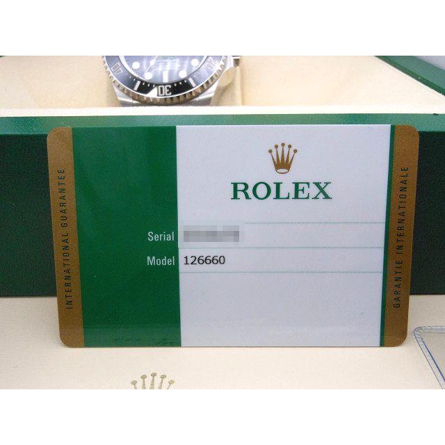 ♪ROLEX　ロレックス　シードゥエラー　ディープシー　Dブルー　ref126660　ランダム番　美品　付属品あり　A65232 | ディープシー | 08