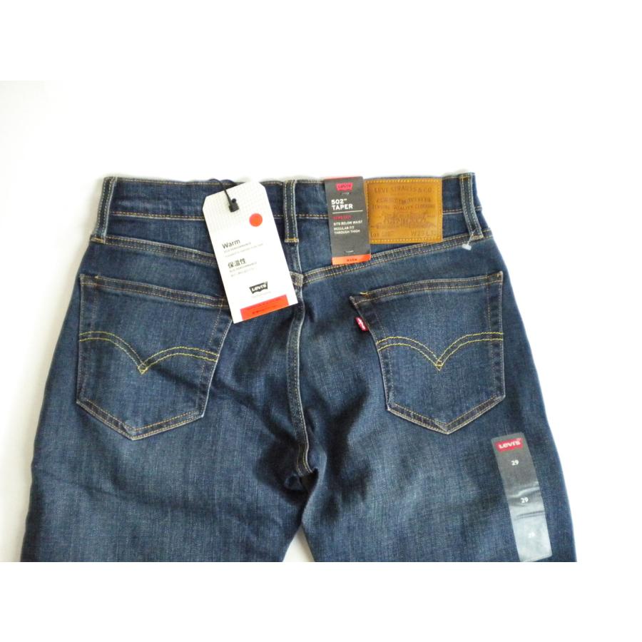 新品 ♪★ リーバイス Levis パンツ WARM インディゴ  502  テーパー 295071208  ストレッチ デニム　Gパン  紺  サイズ29/73cm ★ 22X01｜memosia｜04