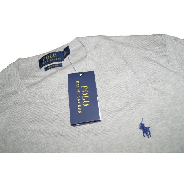 ポロラルフローレン POLO RALPH LAUREN ニット グレー メンズ セーター i07 秋物 冬物｜memosia｜03