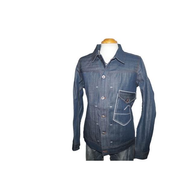 ジースターロウ G Star Raw デニムジャケット セルビッチデニム 赤耳 ヴィンテージ メンズ 生デニム リジッド I Memosia 通販 Yahoo ショッピング