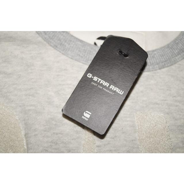 ジースターロウ G-STAR RAW スウェット D00490 メンズ 裏起毛 グレー 男性用 冬物 秋物 トレーナー_2
