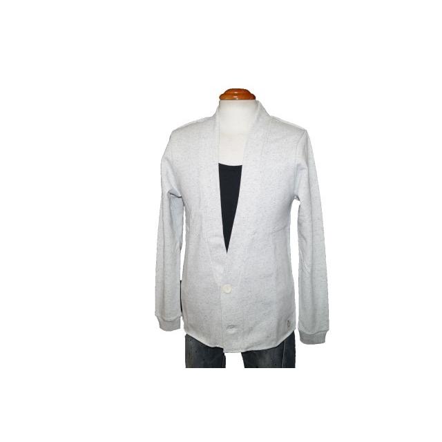 良好品 アールニューボールド R Newbold アールニューボールド R Newbold カーディガン スウェット地 メンズ 白ホワイト 春物 トップス Rockmusikverein De