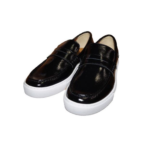 新品】VANS レザーローファー スニーカー ブラック