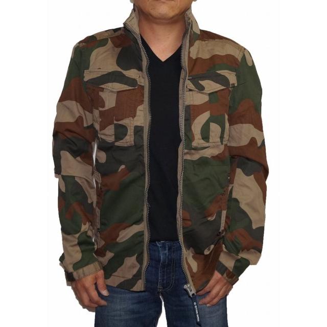G-STAR RAW ジースターロウ　迷彩ジャケット　Mサイズ G-STAR RAW ジースターロウ RAW ミリタリージャケット 迷彩 M65