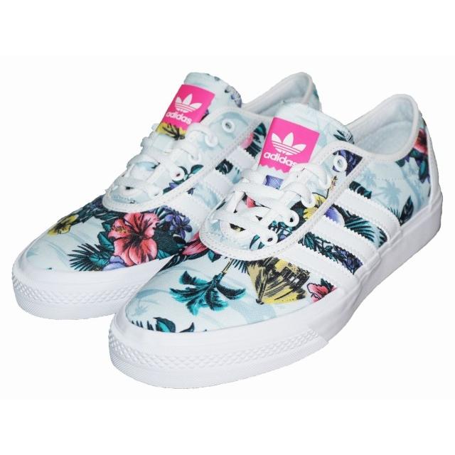 アディダス Adidas オリジナルス スニーカー Adi Ease 花柄 Cq1069 白 スケートボーディング メンズ ホワイト スリーストライプ アディイース L Memosia 通販 Yahoo ショッピング