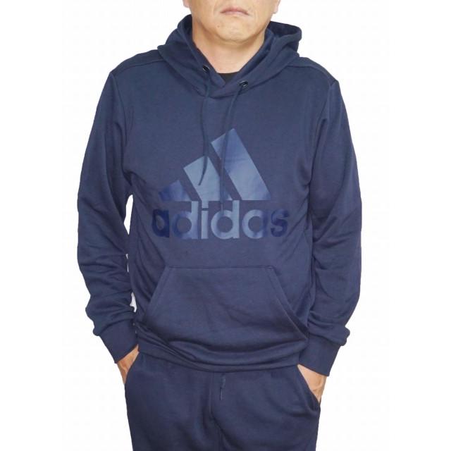 アディダス adidas パーカ プルオーバー 紺 メンズ  EB5247 ネイビー パフォーマンス 春物 秋物｜memosia