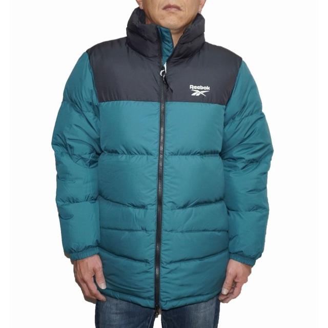 リーボック Reebok ダウンジャケット Gk Hf2779 メンズ 防寒 防風 耐寒 保温 アウター ヒート 緑 黒 グリーン ブラック 冬物 O Memosia 通販 Yahoo ショッピング
