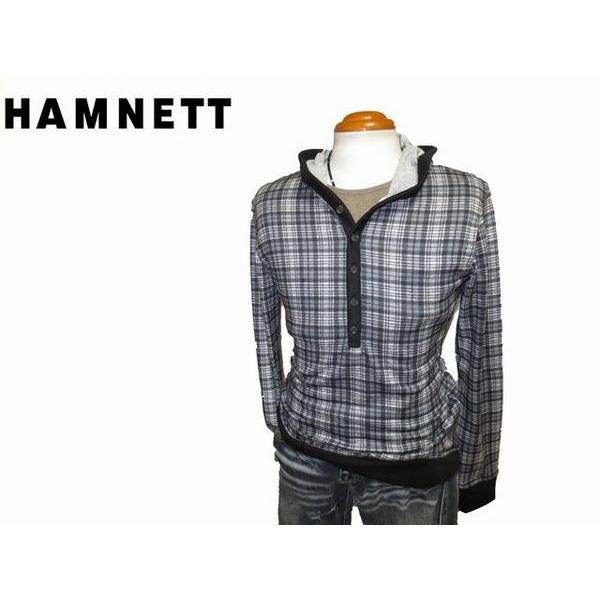 ◆新品 ハムネット パーカカットソーchg ■