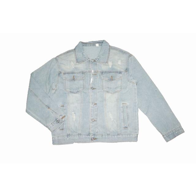 美品　Levi's ダメージ加工 デニムジャケット Levi's（リーバイス） メンズ デニムジャケット ビンテージ加工