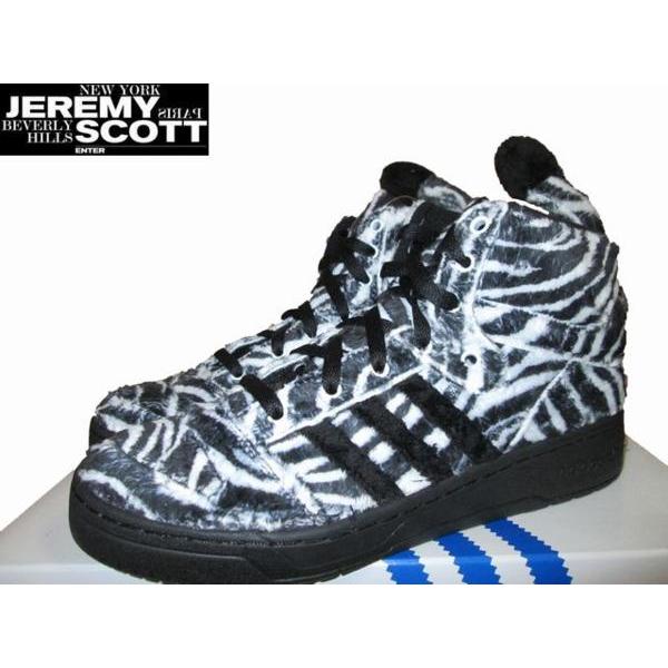 ◆新品 アディダス×ジェレミースコット ゼブラ■