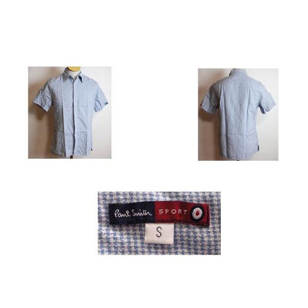 美品　◆ ポールスミス　半袖シャツ　水色系　サイズＳ ◆｜memosia｜03