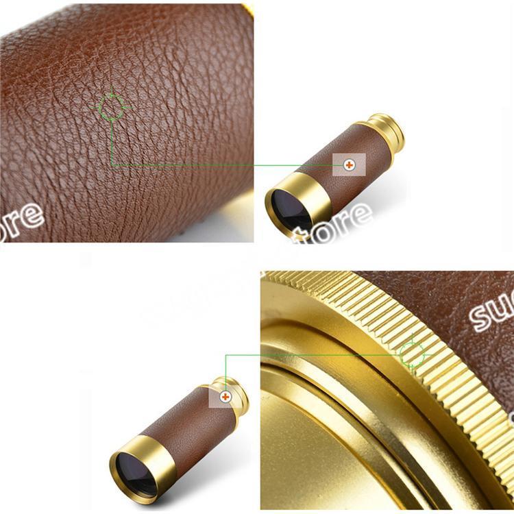 海賊望遠鏡 ビンテージ単眼鏡 25×30 伸縮自在 小型 携帯便利