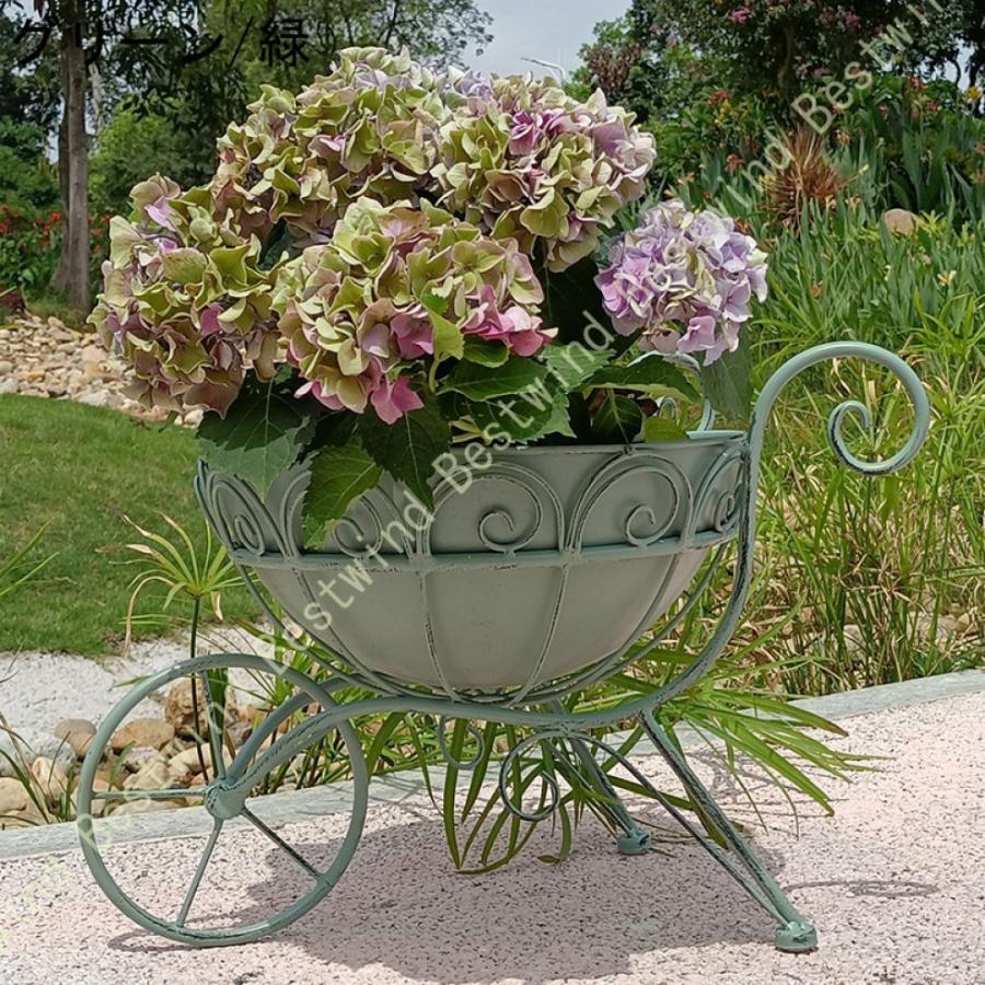 アイアンフラワースタンド（グリーン）