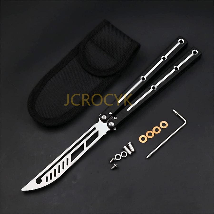 jimpydesign tux バタフライナイフトレーナー バタフライナイフ 折りたたみ式バタフライナイフトレーナー