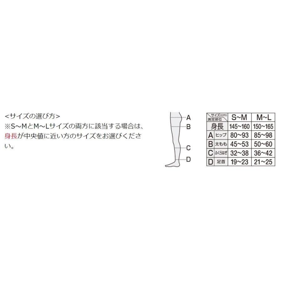 スリムウォーク シェイプ＆キープ パンティストッキング ミディアムベージュ Ｓ−Ｍ｜memutokyo｜02