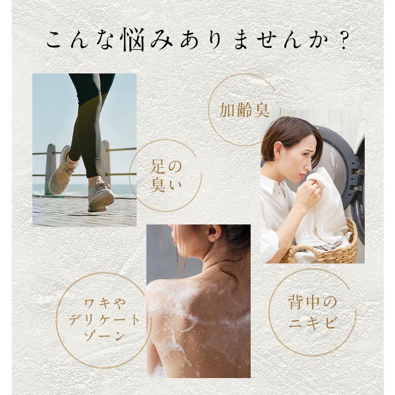 dot. ボディーソープ デオドラント メンズ ( 背中ニキビ 体臭 加齢臭