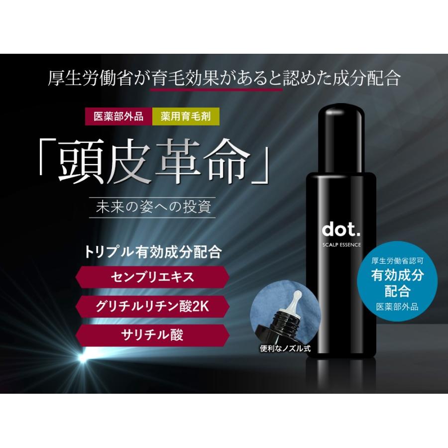 ｄｏｔ. 育毛剤 Ｂ薬用ヘアエッセンス 育毛 発毛促進 養毛 薄毛 抜け毛予防  男性用 女性用 男性 女性｜men-s-nipple｜02