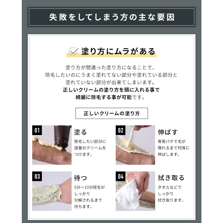 dot. 脱毛クリーム 除毛クリーム メンズ REAM 2本セット【送料無料