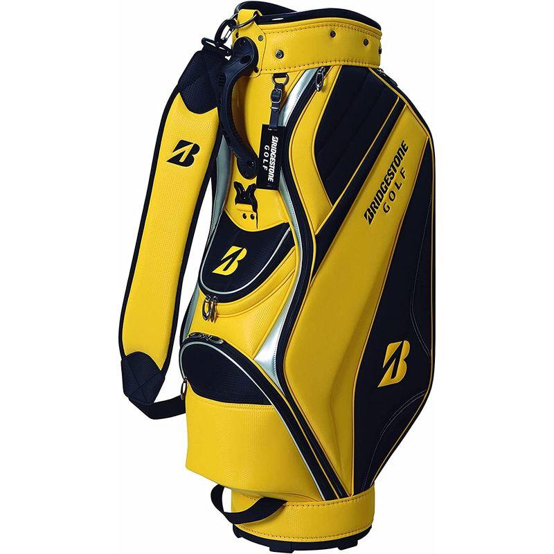BRIDGESTONE(ブリヂストン)キャディバッグ 軽量ベーシックモデル CBG222 メンズ イエロー 9 ブリヂストン キャディバッグ 軽量ベーシックモデル CBG222 メンズ イエロー