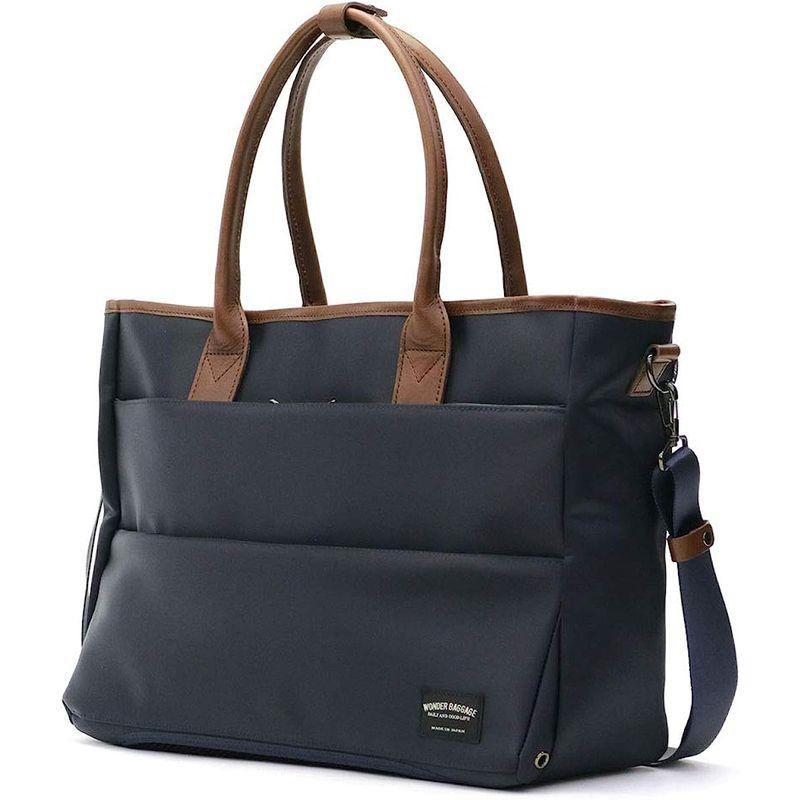 ワンダーバゲージWONDER BAGGAGE GOODMANS BUSINESS TOTE WR トートバッグ WB-G-021 NAVY 約 ジップポケット mm ×1 BAGGAGE GOODMANS BUSINESS TOTE WR トートバッグ WB NAVY サイズ