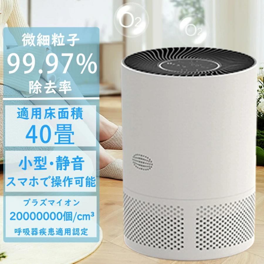 空気清浄機 除菌 空気清浄40畳 小型 軽量 節電 三段調整 お