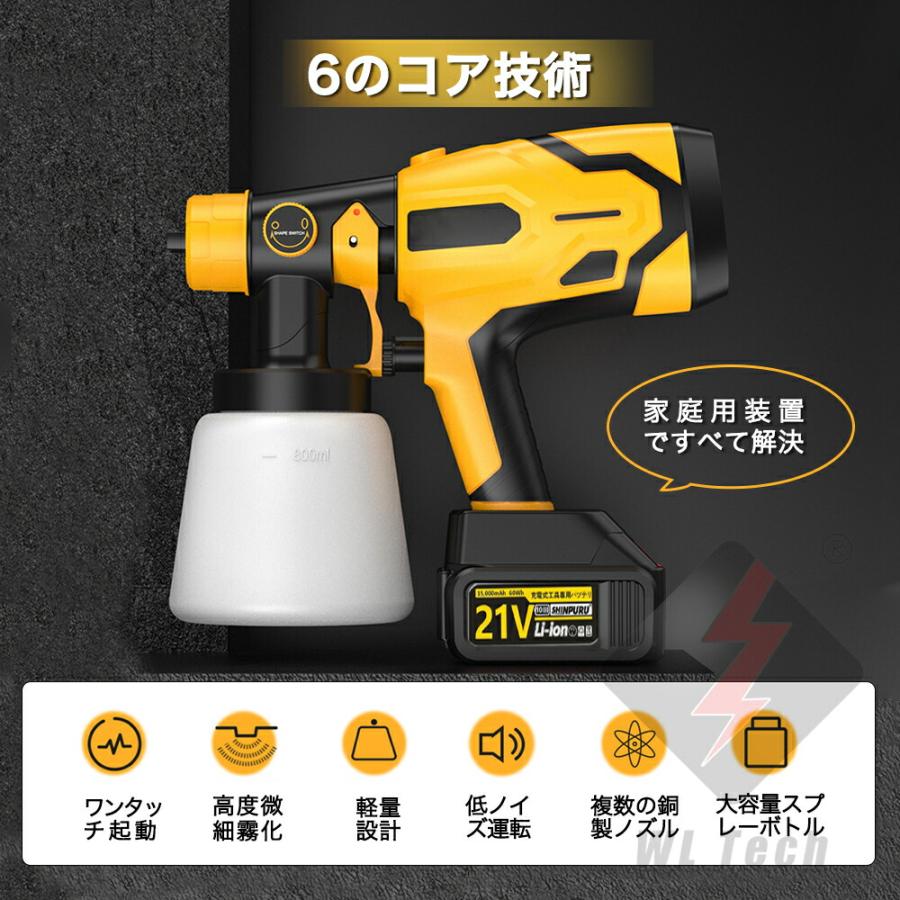 コードレススプレーガン 家庭用 電動スプレーガン 電動