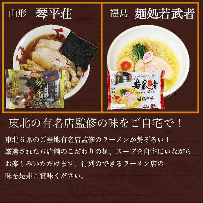 東北ラーメン詰め合わせ12食入り スープ付き 送料無料 お土産