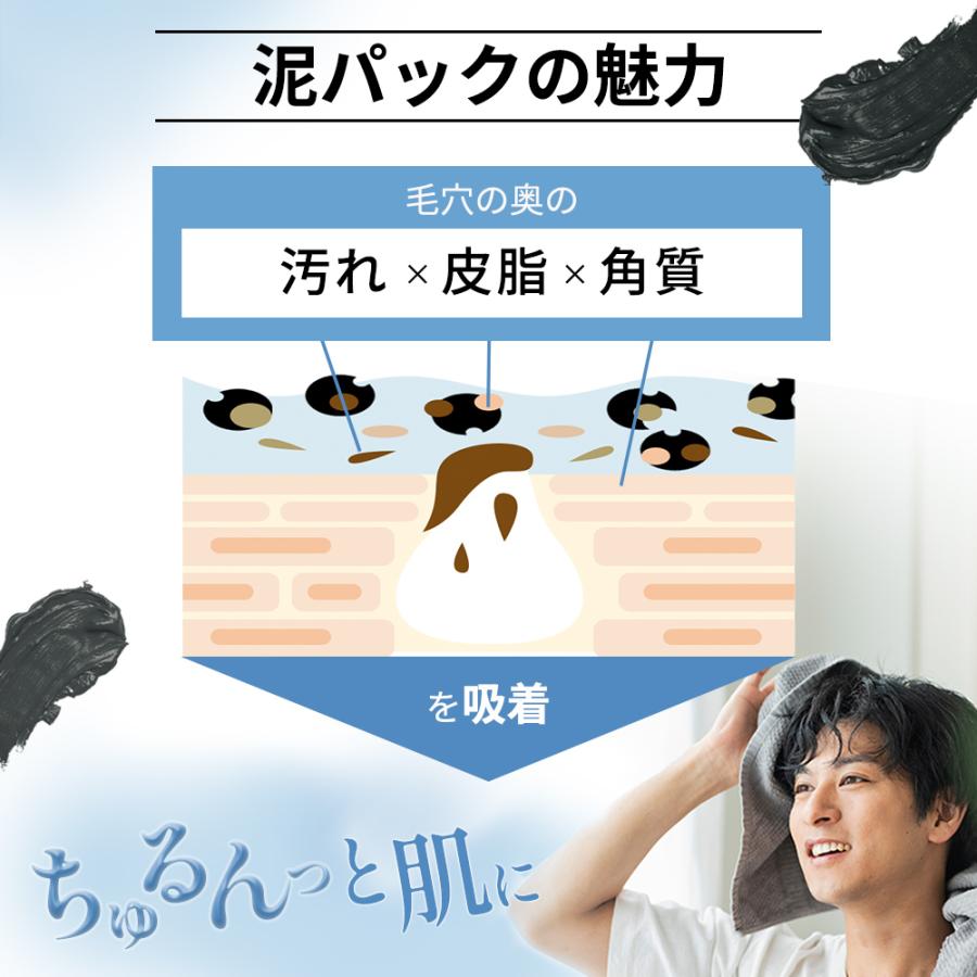 MENON 泥パック メンズ 100g クレイパック 毛穴ケア 泥マスク クレイ