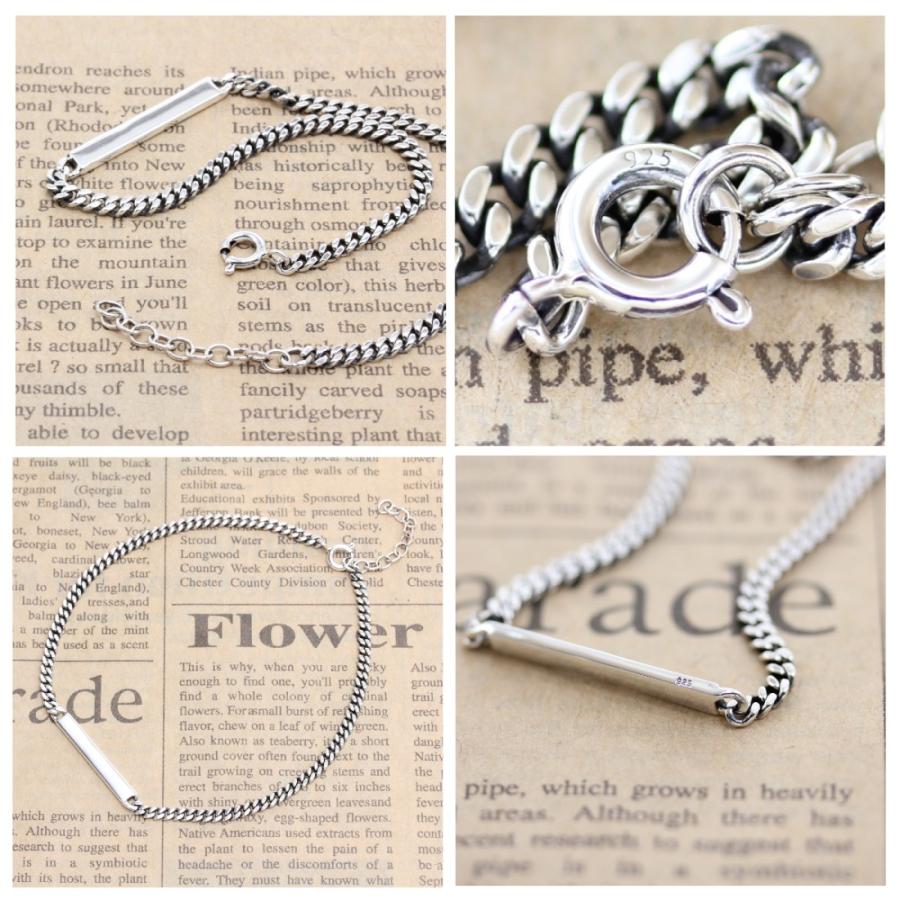 チェーン アンクレット スターリング シルバー 925 スティック