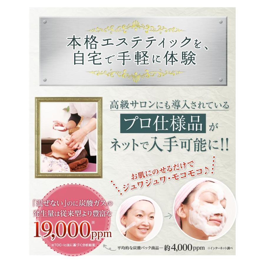 (特典あり) ポイント増量 業務用炭酸パック ブランジュ・プロ 20回分 スキンケア 炭酸パック 自宅でエステ サロン 美容 美肌 特典あり) ポイント増量 業務用炭酸パック ブランジュ・プロ 20回分