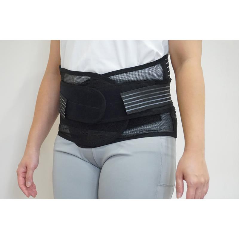 腰と骨盤の4WAYメッシュサポーター 腰痛 腰用ベルト 腰ベルト 骨盤
