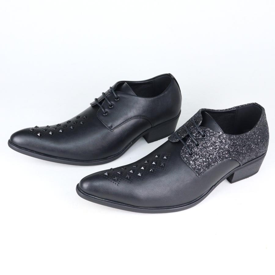 LOVEHUNTER（ラブハンター） ドレスシューズ メンズ 黒 スタッズ V系