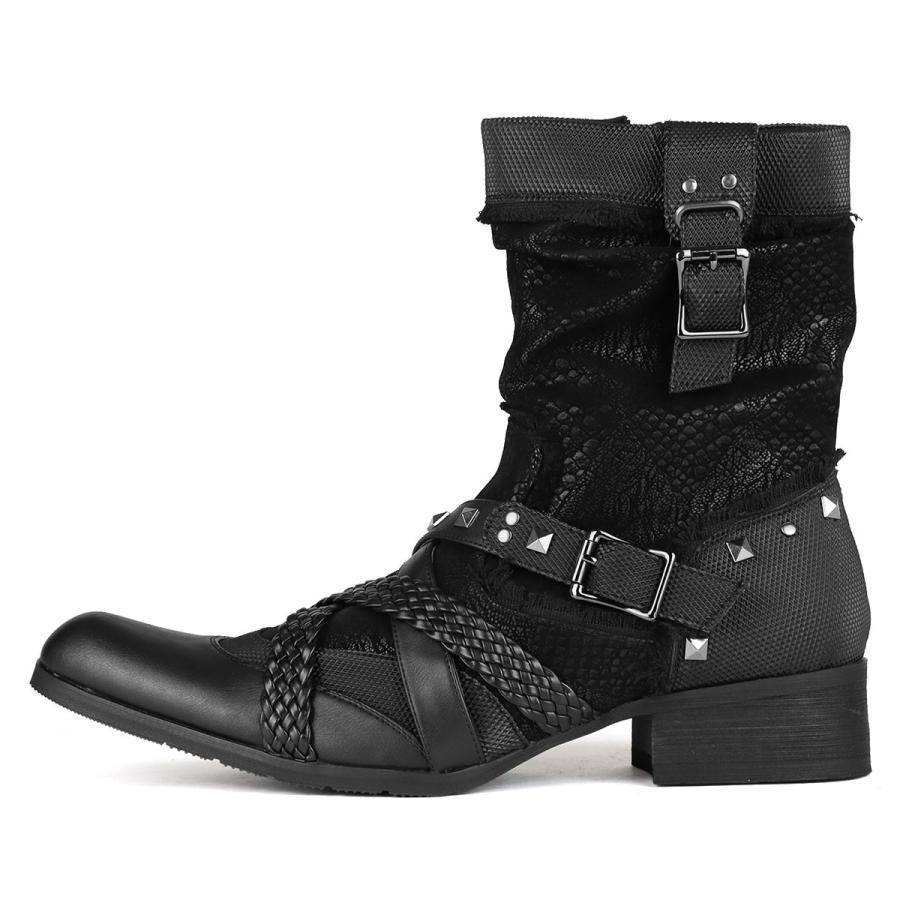 LOVEHUNTER（ラブハンター） ブーツ メンズ ショート エンジニア 厚底