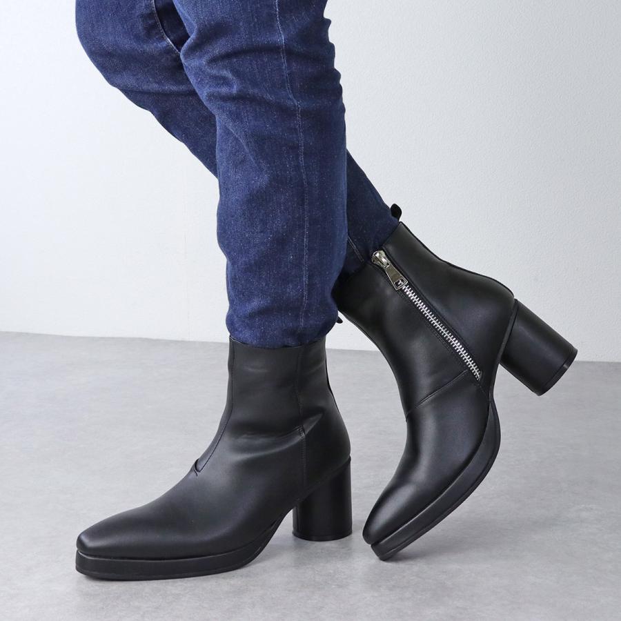 LOVEHUNTER ブーツ メンズ ヒール 8.5cm 黒 サイドジップ LOVEHUNTER ブーツ メンズ ヒール 8.5cm 黒 サイドジップ
