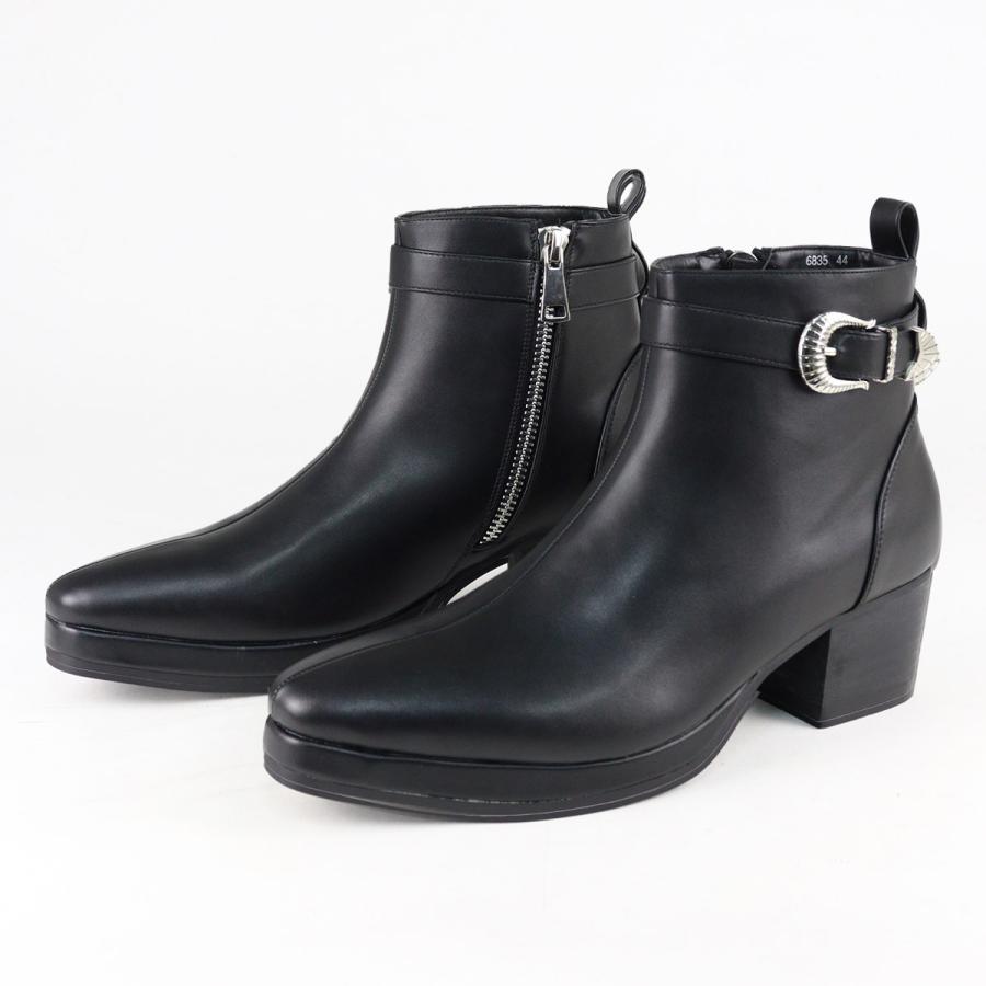 LOVEHUNTER（ラブハンター） ブーツ メンズ ヒール 6.5cm ウエスタン