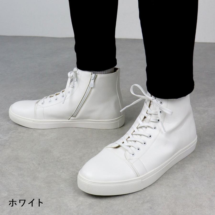 Dedes スニーカー メンズ ハイカット レースアップ サイドジップ Dedes スニーカー メンズ ハイカット レースアップ サイドジップ