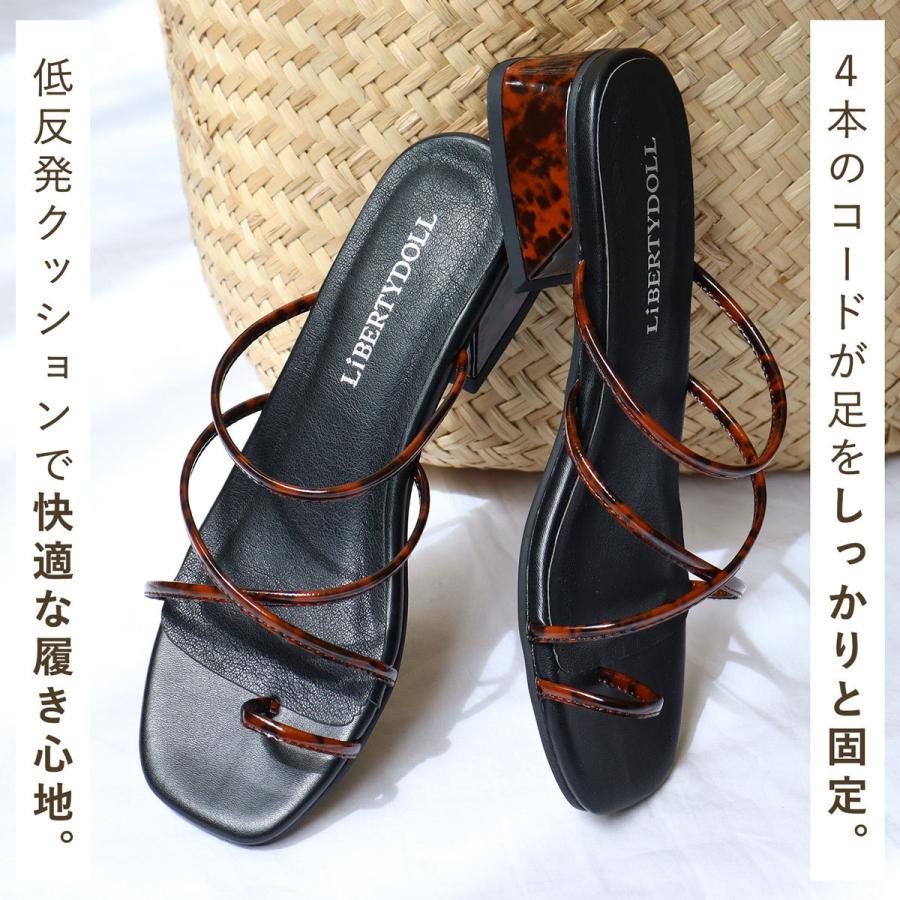 サンダル レディース ローヒール 3cm トング 2way ストラップ 春 夏 22.5-24.5cm No.4110 セット割引対象1足税込2750円｜mens-sanei｜10