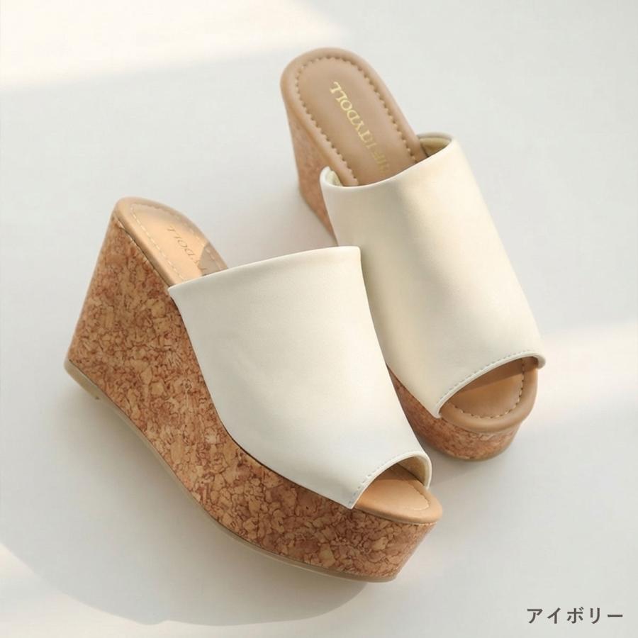サンダル レディース 厚底 歩きやすい サボ ウェッジソール 夏 浴衣