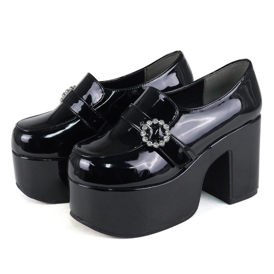 LOVEHUNTER ラブハンター パンプス レディース 厚底 10cm ローファー 太ヒール 前厚 22-24 5cm No 1595 秋 ポイント利用 靴のジールマーケット - 通販 - Yahoo ショッピング