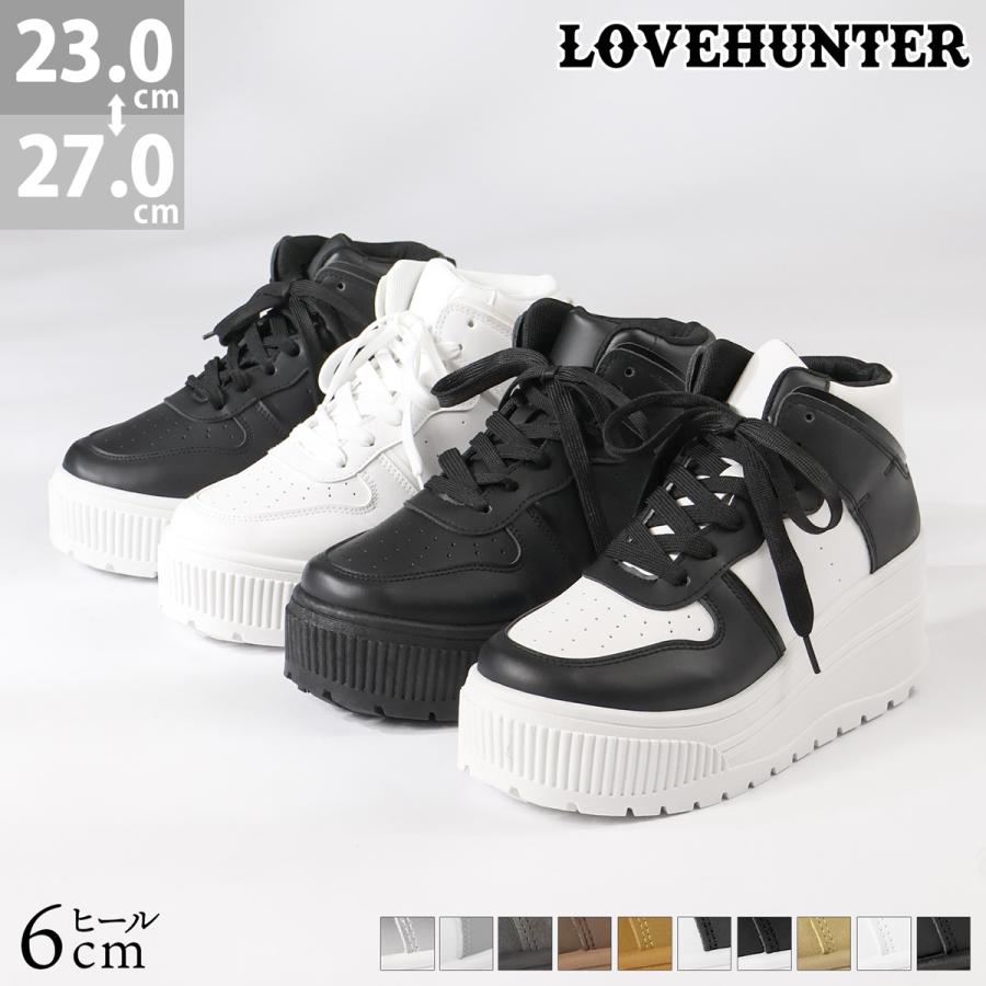 LOVEHUNTER（ラブハンター） スニーカー レディース 厚底 ハイカット