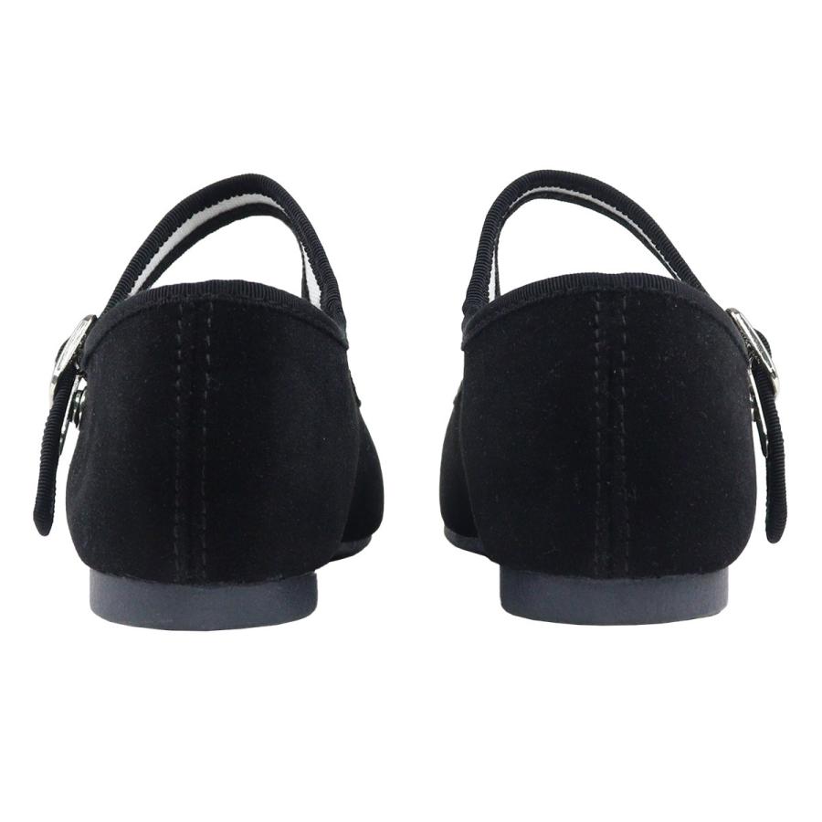 AAA+（サンエープラス） パンプス ローヒール 黒 ストラップ メリー