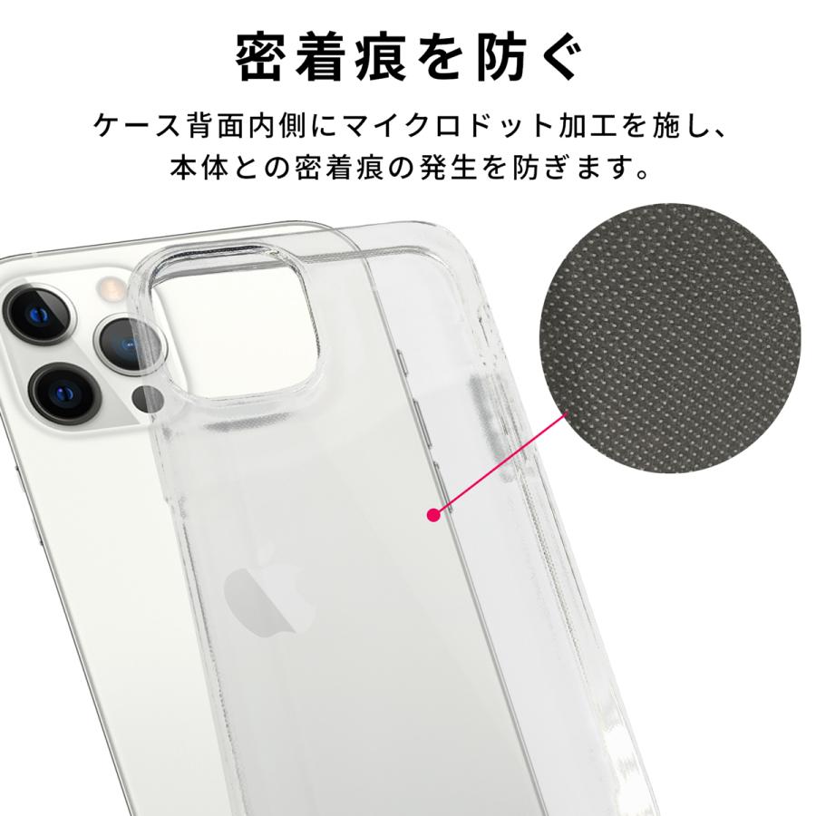 クリアケース iPhone12mini 12Pro 12ProMax スマホケース 透明 柔軟性 軽量 衝撃吸収 TPU ソフト スマホカバー ip-8779mx｜mens-sanei｜04