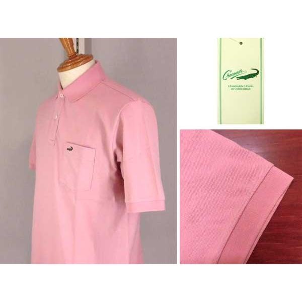 Crocodile（クロコダイル） NEWクロコダイル 半袖 ポロシャツ/定番 綿