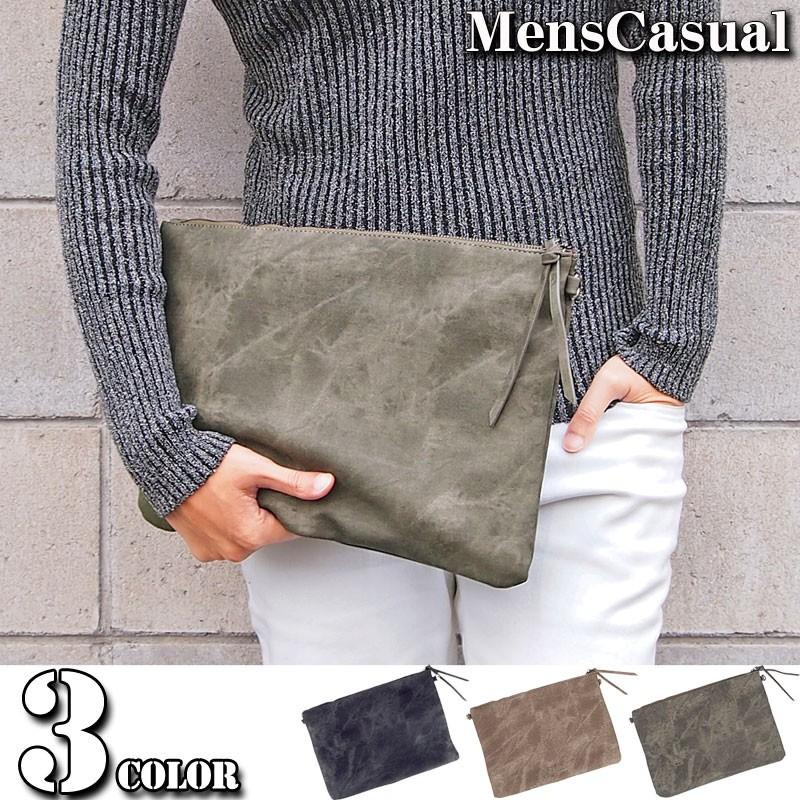 クラッチバッグ メンズ バック 2way カバン かばん セカンドバッグ ムラ染め 小物 Bag 28 Menscasual メンズカジュアル通販mc エムシー 通販 Yahoo ショッピング