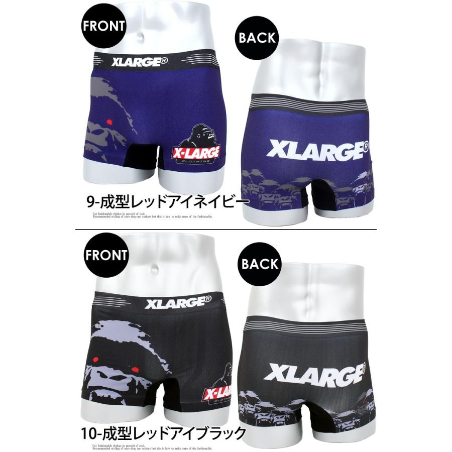 メンズボクサーパンツ X-Large エクストララージ シームレス ローライズ 男性用下着 水着インナー メンズインナー エステル素材 ストレッチ素材 総柄｜menscasual｜21